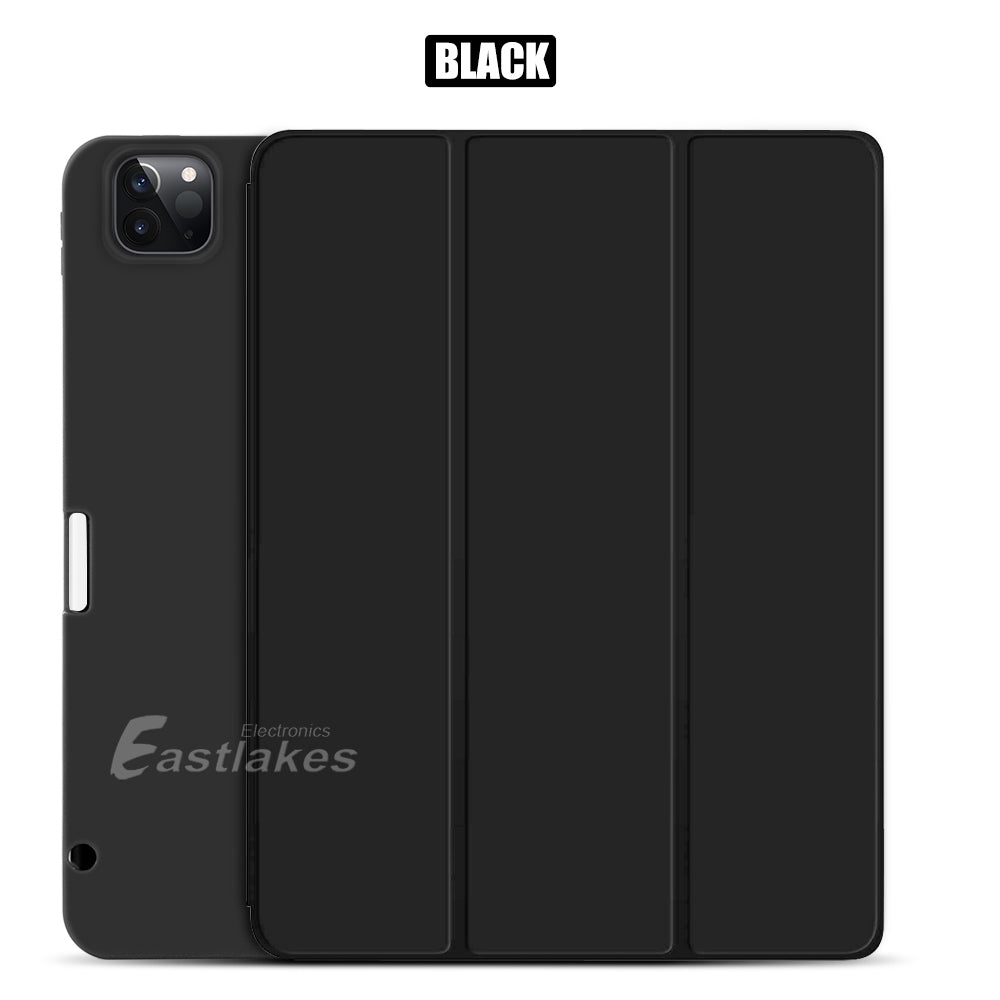 Silicone Smart Cover For Apple iPad with Apple Pen Clip - Eastlakes Electronics